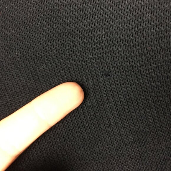 Nike Sweatshirt S Solid Black Kangaroo Pocket Crewneck Raglan Pullover Adult - Picture 5 of 12